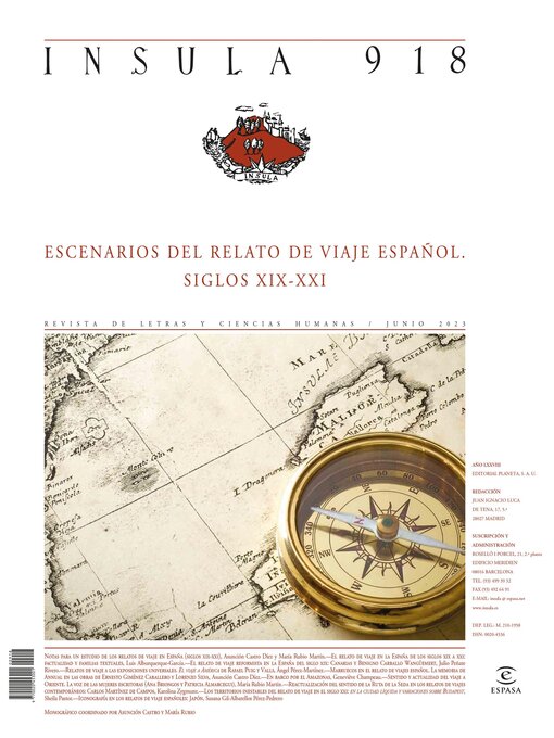 Title details for Escenarios del relato de viaje español. Siglos XIX-XXI by AA. VV. - Available